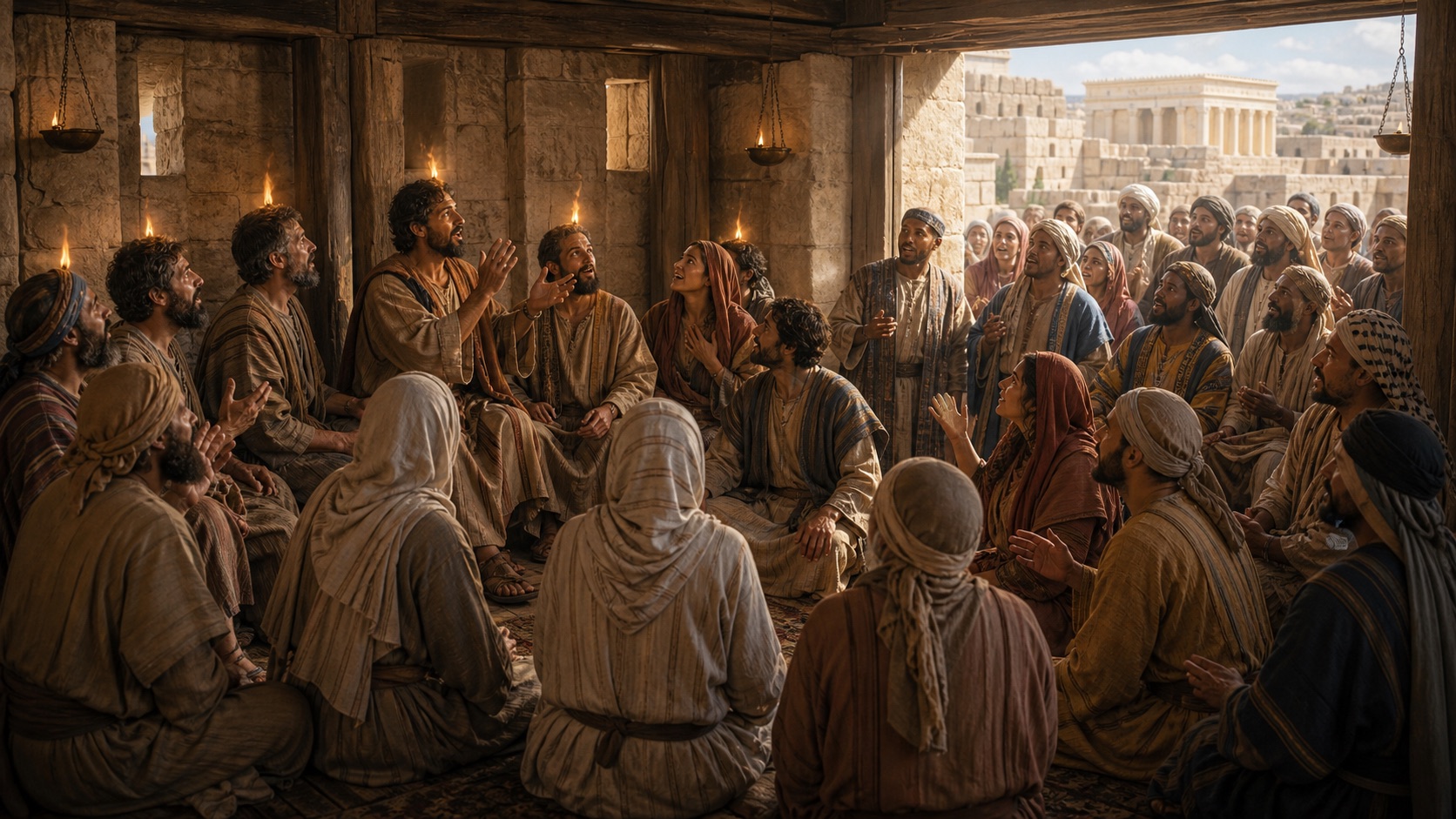 Day of Pentecost scene